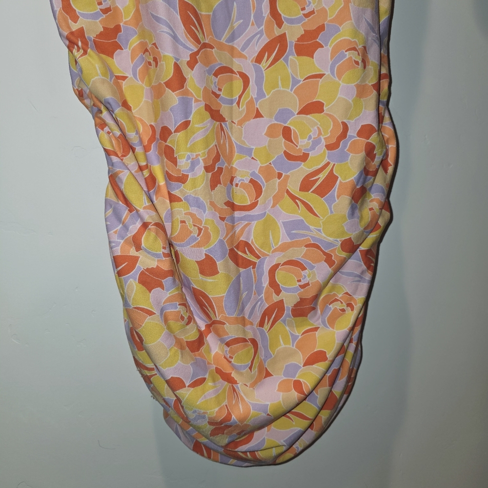 Colorful Abstract Print Dress - Picture 2 of 10